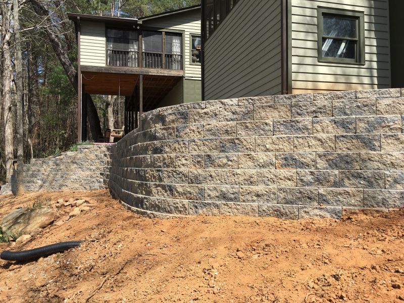 Retaining Wall Finish
